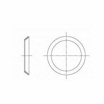 Hydraulic Fitting 6000-04 04 Back-Up Washer