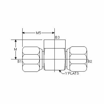 Hydraulic Fitting 6605-04-04-04-FG 04FJS-04FJS-04FP Tee Forged