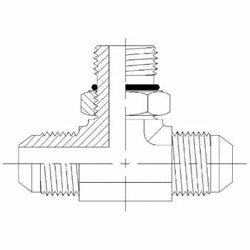Hydraulic Fitting 6803-04-04-04-NWO-FG 04MJ-04MJ-04MAORB Branch Tee Forged