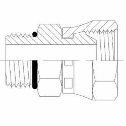 Hydraulic Fitting 6900-04-02-O 04MORB-02FPS Straight