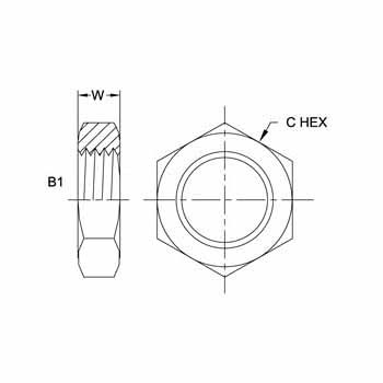 Hydraulic Fitting 9925-20 BSPP LOCKNUT