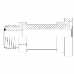 Hydraulic Fitting FS1700-08-08 08MFS-08Flange Straight Code 61