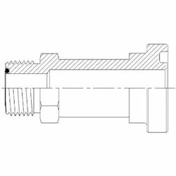 Hydraulic Fitting FS1800-08-08 08MFS-08Flange Straight Code 62