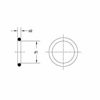 Hydraulic Fitting FS4000-04 04 Buna O-Ring