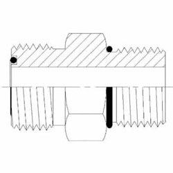 Hydraulic Fitting FS6400-04-04-O 04MFS-04MAORB Straight