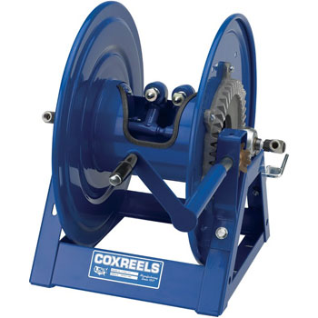 COXREELS 1275HPL-4-12 - Dual Hose Rim Rewind Reel for hydraulic fluid
