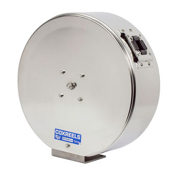 COXREELS ENL-N-335-SS - Stainless Steel Spring Rewind Enclosed Hose Reel