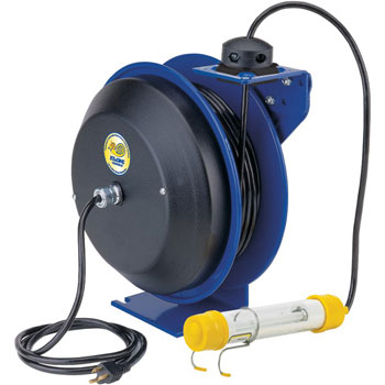 COXREELS EZ-PC13-5016-C - Safety Series Spring Rewind Power Cord Reel