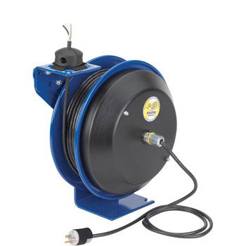 COXREELS EZ-PC13-5012-X - Safety Series Spring Rewind Power Cord Reel