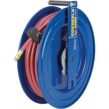 COXREELS EZ-SR13-L125 - Spring Rewind Hose Reel for air/water
