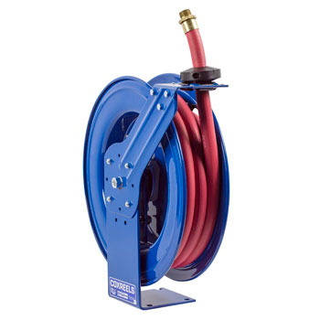 COXREELS SHF-N-525 - Heavy Duty Spring Rewind Hose Reel for fuel