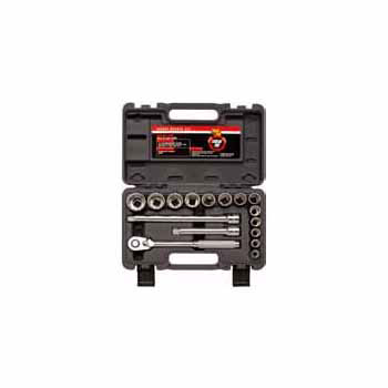 1/2" Drive 16 Piece Plastic Boxed Set - 12 Point Standard Cougar Pro™