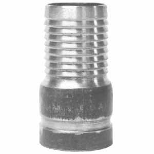 Dixon STV10 1" Unplated Steel King Combination Nipple