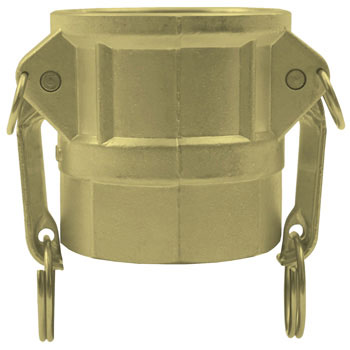 Dixon G100-D-BR 1 inch Brass  Female Coupler x Female Pipe NPT Cam and Groove