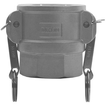 Dixon G100-D-SS 1 inch Stainless  Female Coupler x Female Pipe NPT Cam and Groove