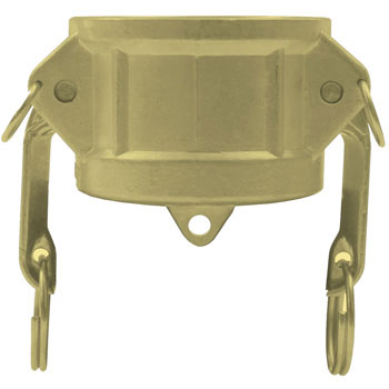 Dixon G100-DC-BR 1 inch Brass  Dust Cap Cam and Groove