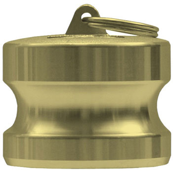 Dixon G100-DP-BR 1 inch Brass  Dust Plug Cam and Groove