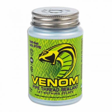 VM04-6 Venom Soft-Set Thread Sealant with PTFE, Universal Sealant, 1/4 pint