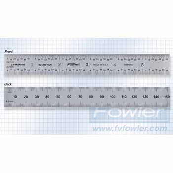 Fowler 52-265-006 6"/150RGD RUL PRECERT