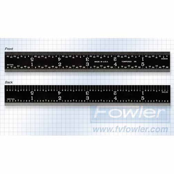 Fowler 52-347-006 EZ RD RGD RULE 5R 6"