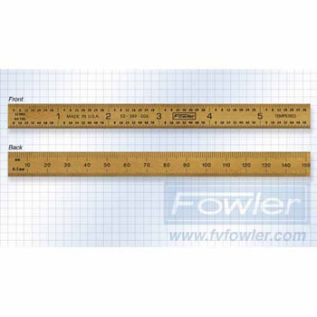 Fowler 52-389-006 GOLD RULE FLX6"/150MM