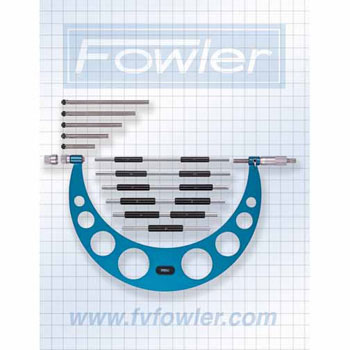 Fowler 52-401-222-1 INTRG Anvil Micrometer 6-12 IN