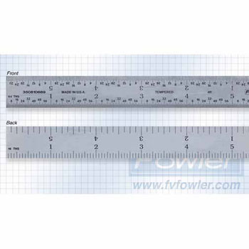 Fowler 52-413-024 24"4R RGD RUL PRECERT