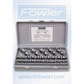 Fowler 52-438-766 52 pc Gage Ball Set