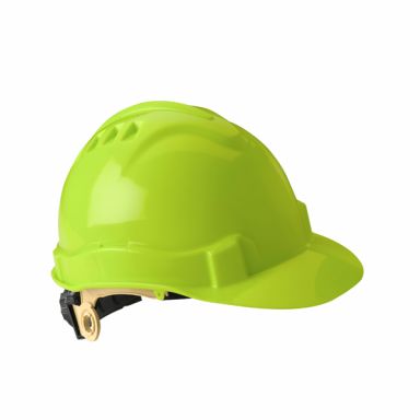 Gateway Safety 72218 Serpent Cap Style Unvented Hi-Viz Limon Hard Hat