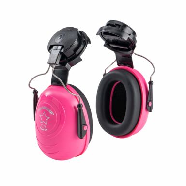 Gateway Safety 954631 SoundStar Universal Fit Cap-Mount Metal Wire  Pink  24 NRR Earmuff, TASCO 5255