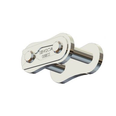08BSSCL 304 Stainless Roller Chain 08B 304SS Connecting Link Spring Clip Type 1/2 inch pitch