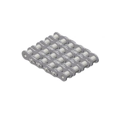 100-4CB ANSI Standard Roller Chain 100-4 Quad Strand Cottered 10 Foot Box 1-1/4 inch pitch