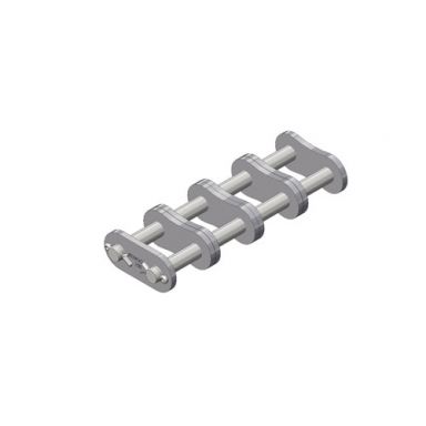100-4CL ANSI Standard Roller Chain 100-4 Quad Strand Connecting Link Cotter Pin Type 1-1/4 inch pitc