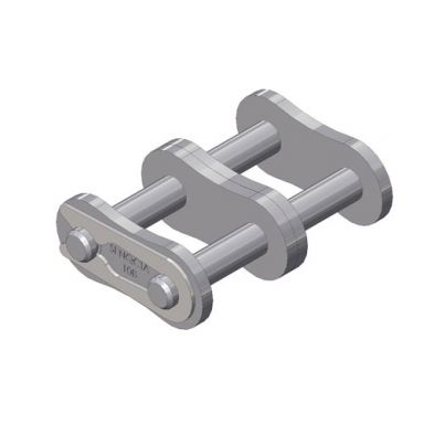 10B-2CL British Standard Roller Chain 10B-2 Double Strand Connecting Link Spring Clip Type 5/8 inch