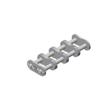 120-4CL ANSI Standard Roller Chain 120-4 Quad Strand Connecting Link Cotter Pin Type 1-1/2 inch pitc