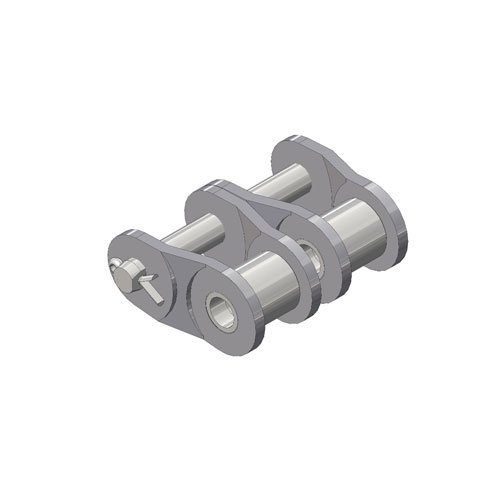 40-2OL ANSI Standard Roller Chain 40-2 Double Strand Offset Link 1/2 ...
