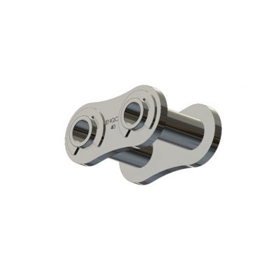 40SSHPCL Stainless Hollow Pin Roller Chain 40HP 304SS Connecting Link Spring Clip Type 1/2 inch pitc