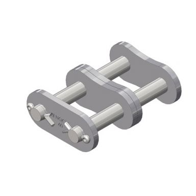 60-2CLCP ANSI Standard Roller Chain 60-2 Double Strand Connecting Link Cotter Pin Type 3/4 inch pitc