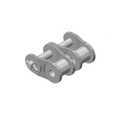 60-2OL ANSI Standard Roller Chain 60-2 Double Strand Offset Link 3/4 inch pitch