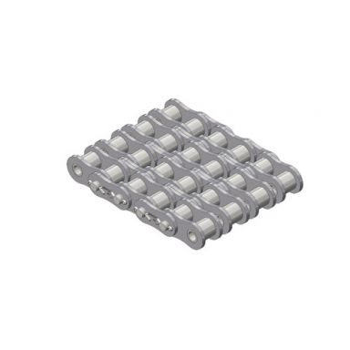 60-4CB ANSI Standard Roller Chain 60-4 Quad Strand Cottered 10 Foot Box 3/4 inch pitch
