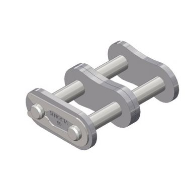 80-2CLSC ANSI Standard Roller Chain 80-2 Double Strand Connecting Link Spring Clip Type 1 inch pitch