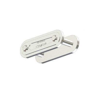 C2040NPHMCLSC Nickel Plate Roller Chain C2040 NP Connecting Link Spring Clip Type 1 inch pitch
