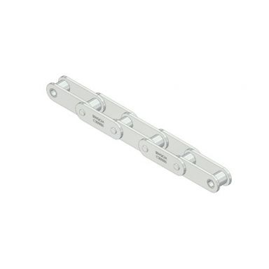 C2050SSRB 304 Stainless Roller Chain C2050 Riveted 304SS 10 Foot Box 1-1/4 inch pitch