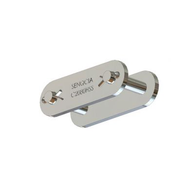 C2080SSCL 304 Stainless Roller Chain C2080H 304SS Connecting Link Cotter Pin Type 2 inch pitch