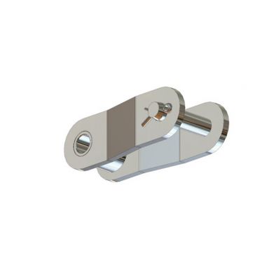 C2080SSOL 304 Stainless Roller Chain C2080H 304SS Offset Link 2 inch pitch