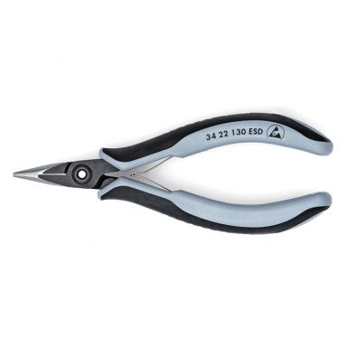 KNIPEX 34 22 130 ESD - Electronics Pliers-Half Round Tips, ESD Handles