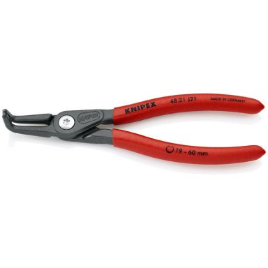 KNIPEX 48 21 J41 - Internal 90 Degree Angled Precision Snap Ring Pliers