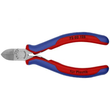 KNIPEX 72 02 125 - Diagonal Pliers for Flush Cutting Plastics