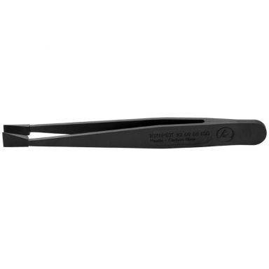KNIPEX 92 09 05 ESD - Plastic Gripping Tweezers-Blunt Tips-ESD