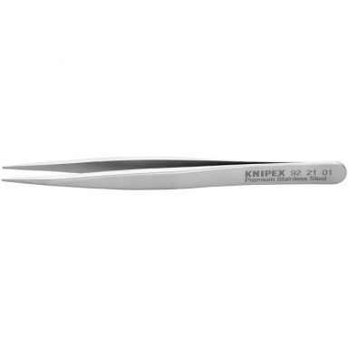 KNIPEX 92 21 01 - Premium Stainless Steel Gripping Tweezers-Pointed Tips